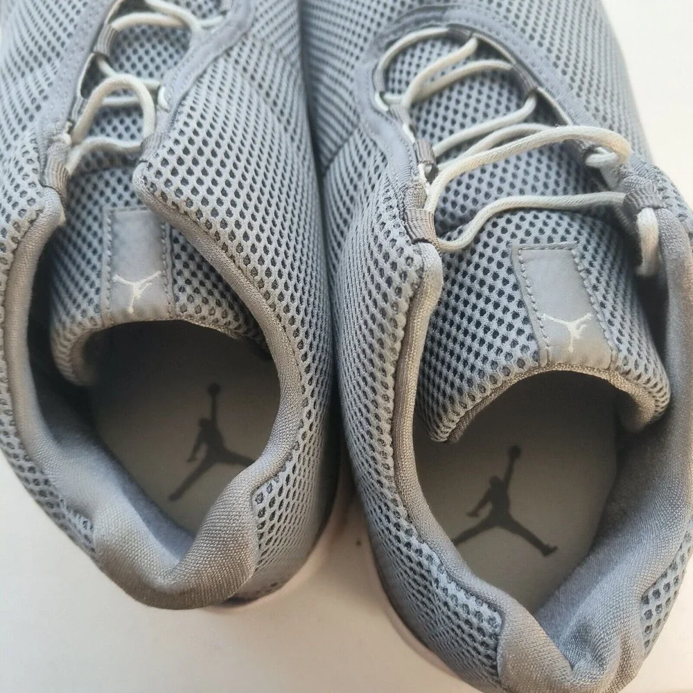 Air Jordan‎ Future Low Mens Size 13 Grey Mesh Athletic Basketball Shoes Sneakers